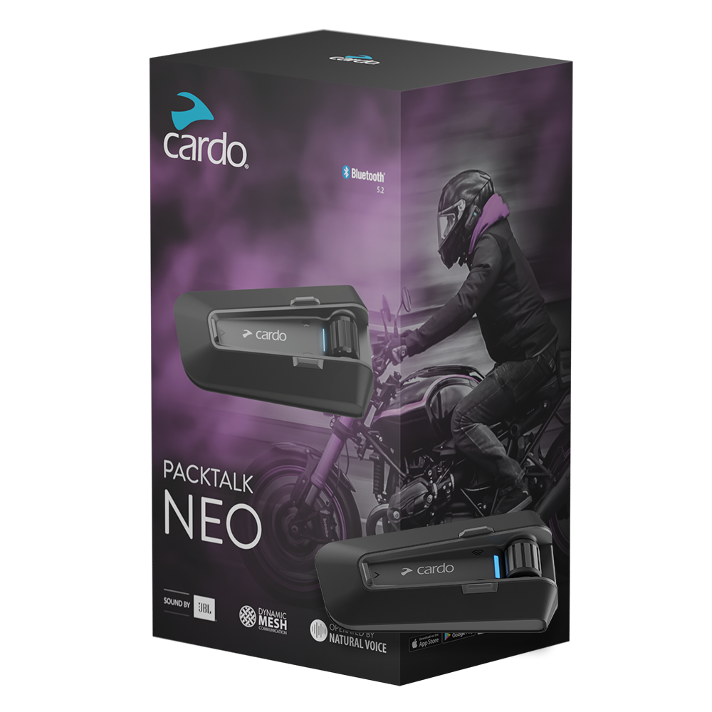 Cardo Packtalk Neo Single Bluetooth Communication System