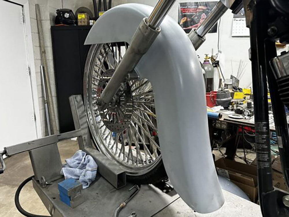 Bagger Nation PYO-ERFF-26-ST 6" Wide El Rey Front Fender for FL Softail 86-17 w/26" Front Wheel