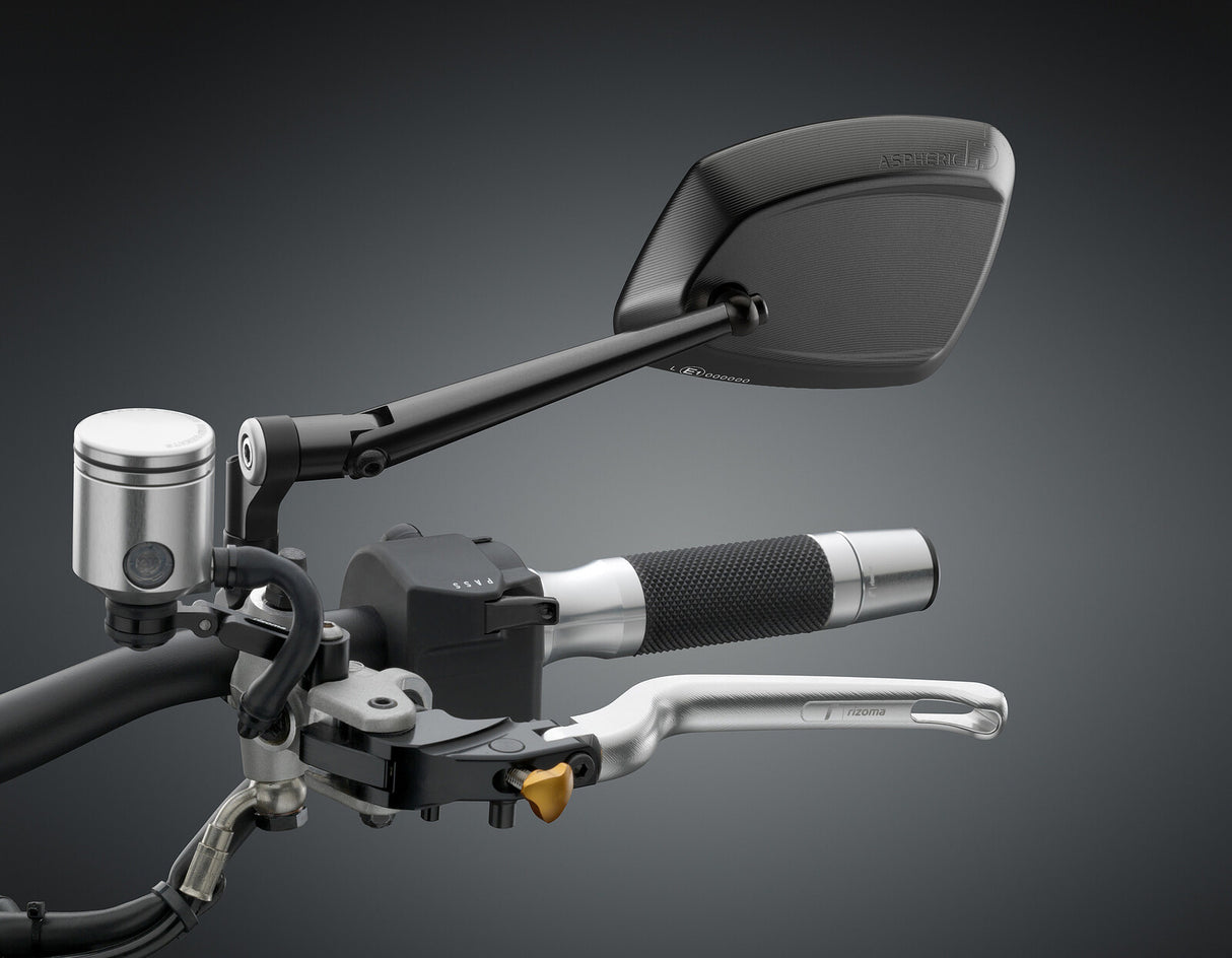 Rizoma 4D Left Side Mirror Black