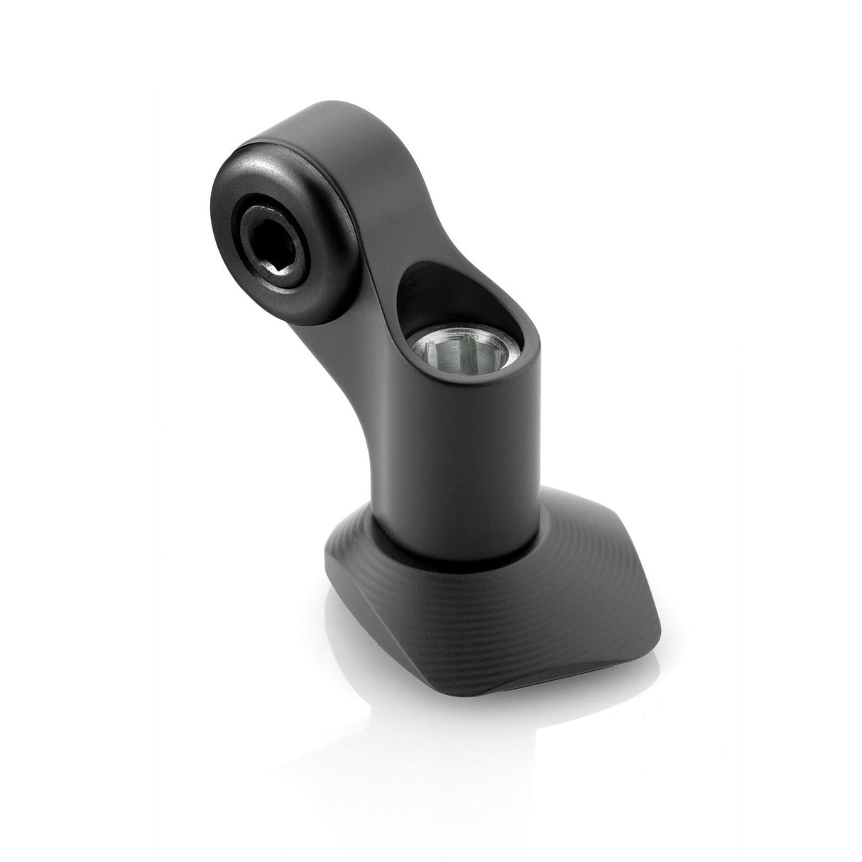 Rizoma Right Side Mount Mirror Adapter Black for Ducati Multistrada 1200/1200S 10-14