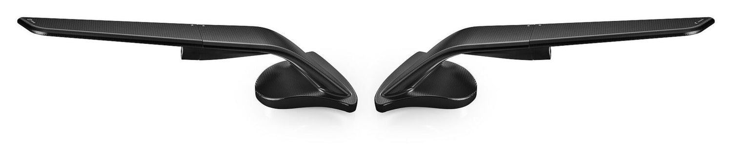 Rizoma Stealth Mirrors Black for Ducati Panigale V2/V4/S 18-23