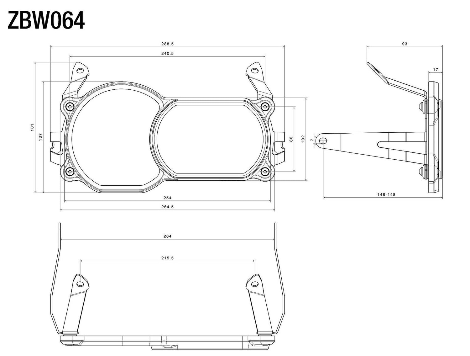 Rizoma Headlight Guard for BMW GS Models