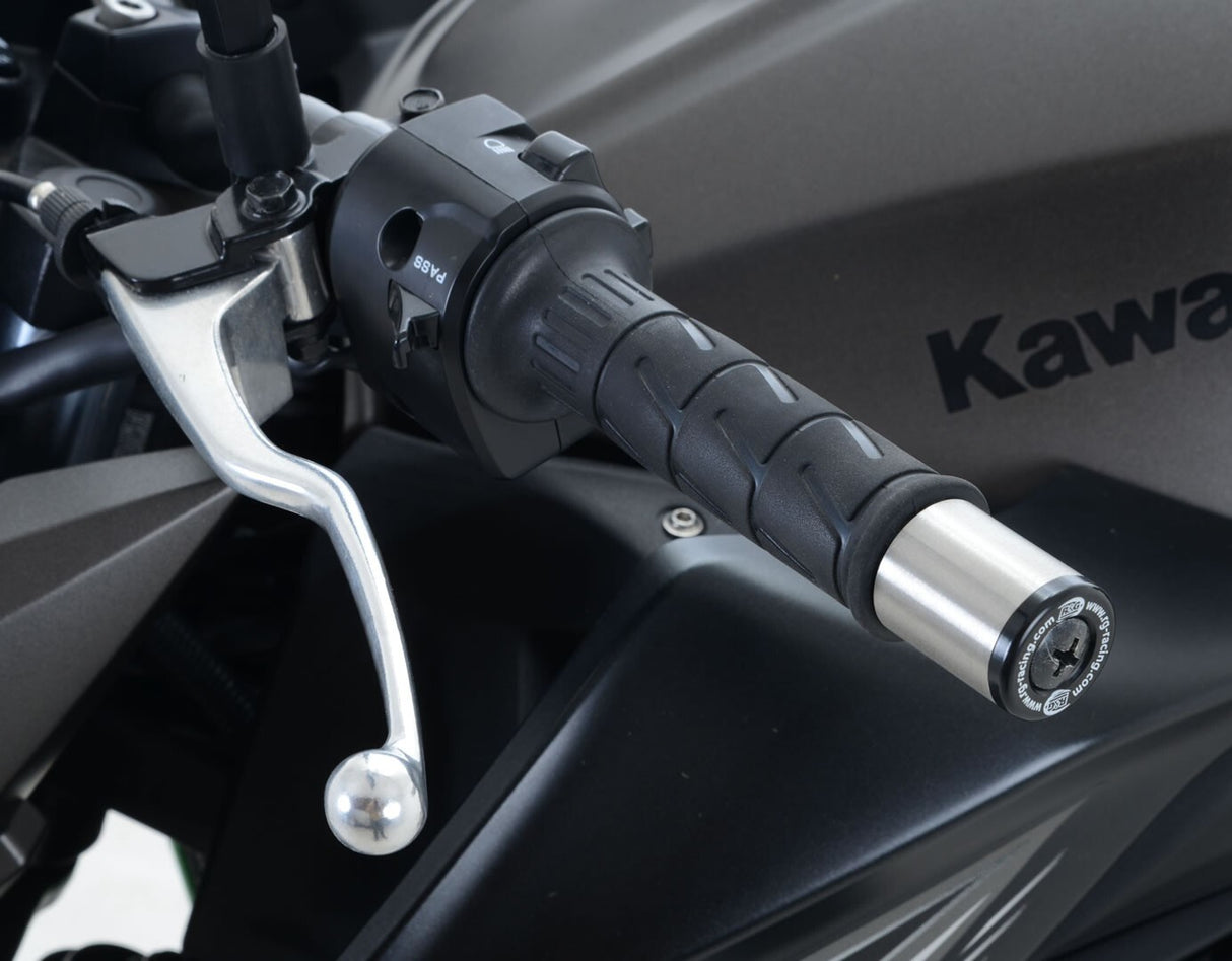 R&G Racing Bar End Sliders Black for Kawasaki Z125/Z750/Z1000/ZX250/Ninja 300/Ninja 250/Z800/Z250