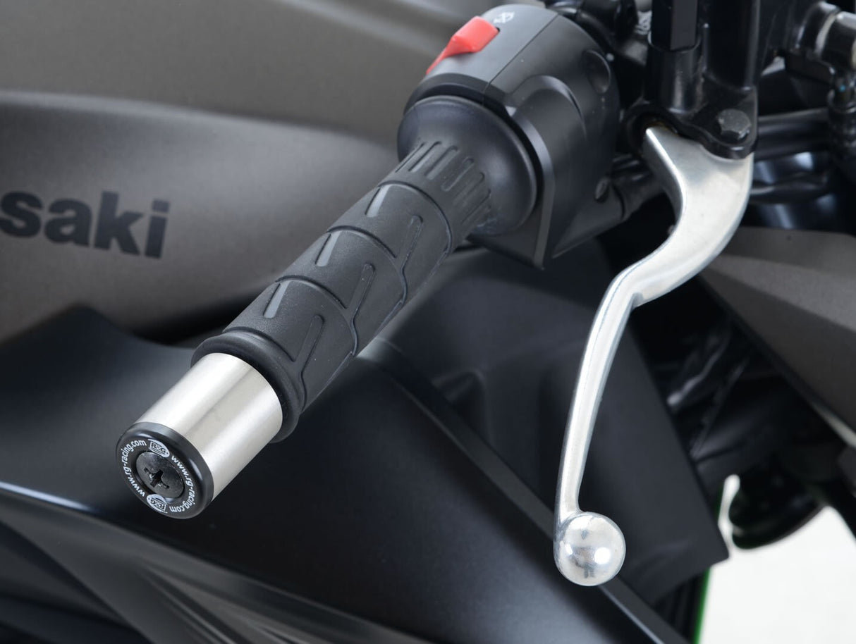 R&G Racing Bar End Sliders Black for Kawasaki Z125/Z750/Z1000/ZX250/Ninja 300/Ninja 250/Z800/Z250