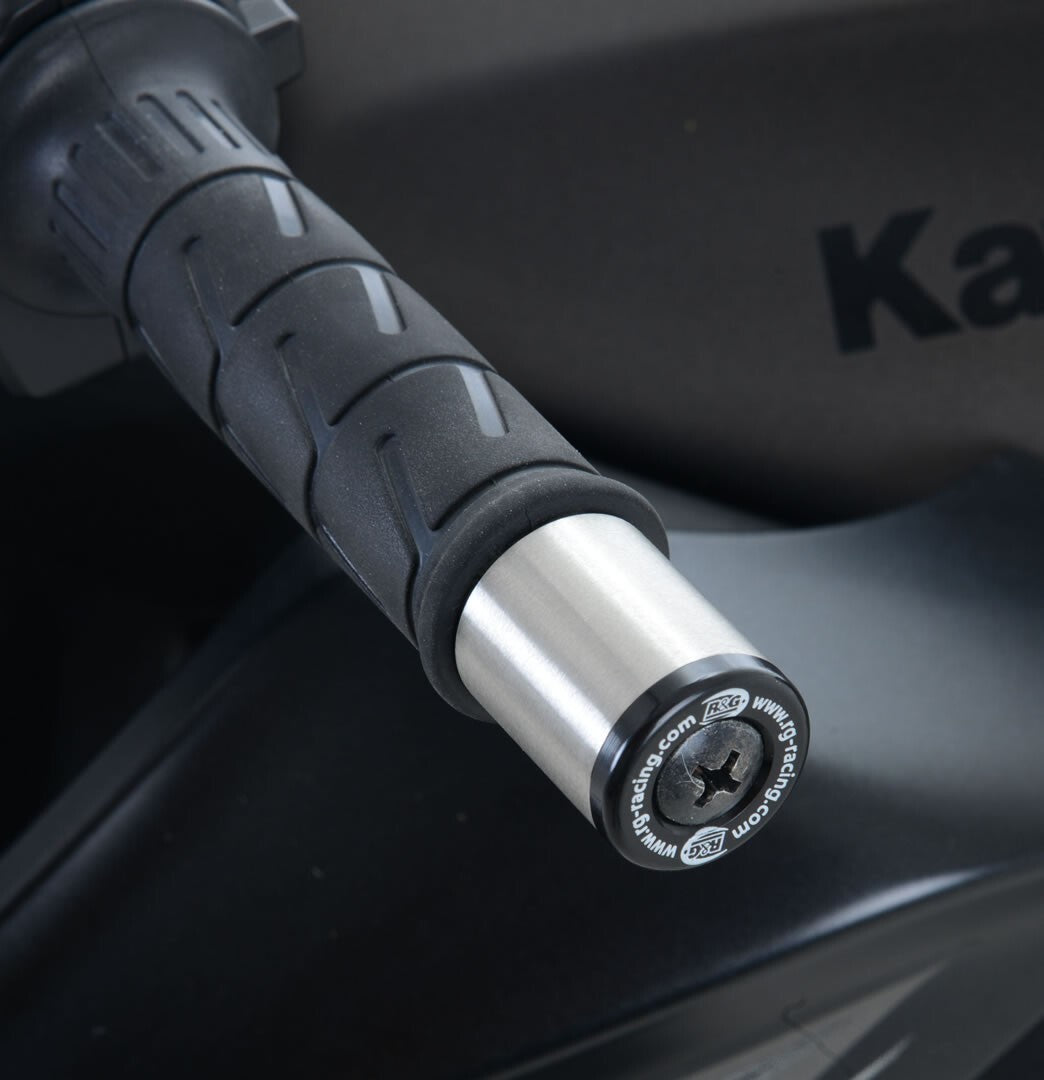 R&G Racing Bar End Sliders Black for Kawasaki Z125/Z750/Z1000/ZX250/Ninja 300/Ninja 250/Z800/Z250