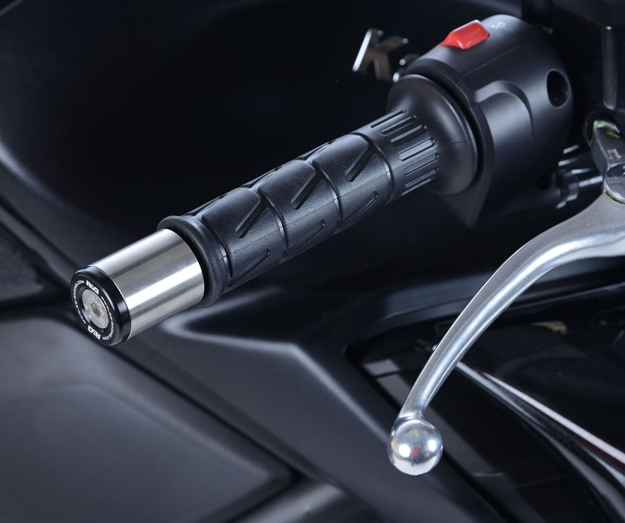 R&G Racing Bar End Sliders Black for KTM 690 SMCR 12-18/Kawasaki Z900/Z900RS/Ninja 250/400 18-21/ZX-6R 19-20/Z400/Z250 19-20/ZH2 2020