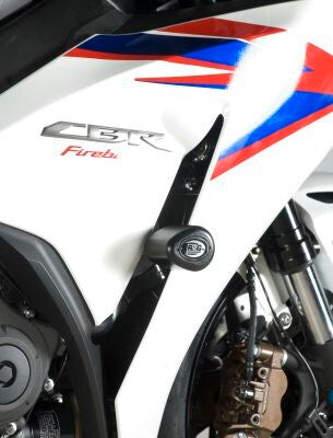 R&G Racing Aero Style Front Crash Protectors Black for Honda CBR1000RR 12-16/CBR1000RR SP 14-16 (Non Drilled)