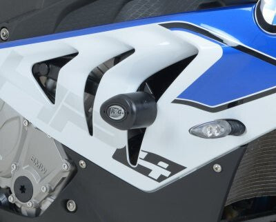 R&G Racing Aero Style Front Crash Protectors Black for BMW S1000RR 12-14/HP4 09-14 (Non Drilled)