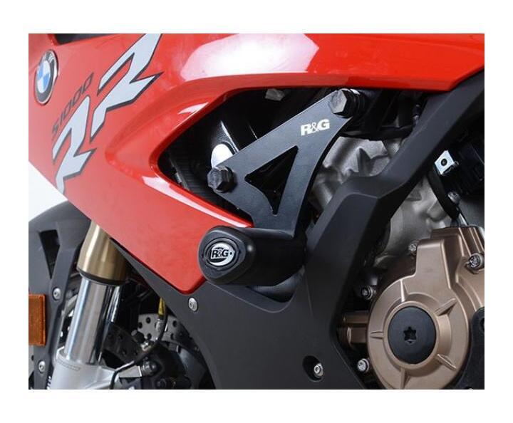 R&G Racing Aero Style Frame Crash Protectors Black (Symmetrical Version) for BMW S1000RR 19-21/M1000RR 2021