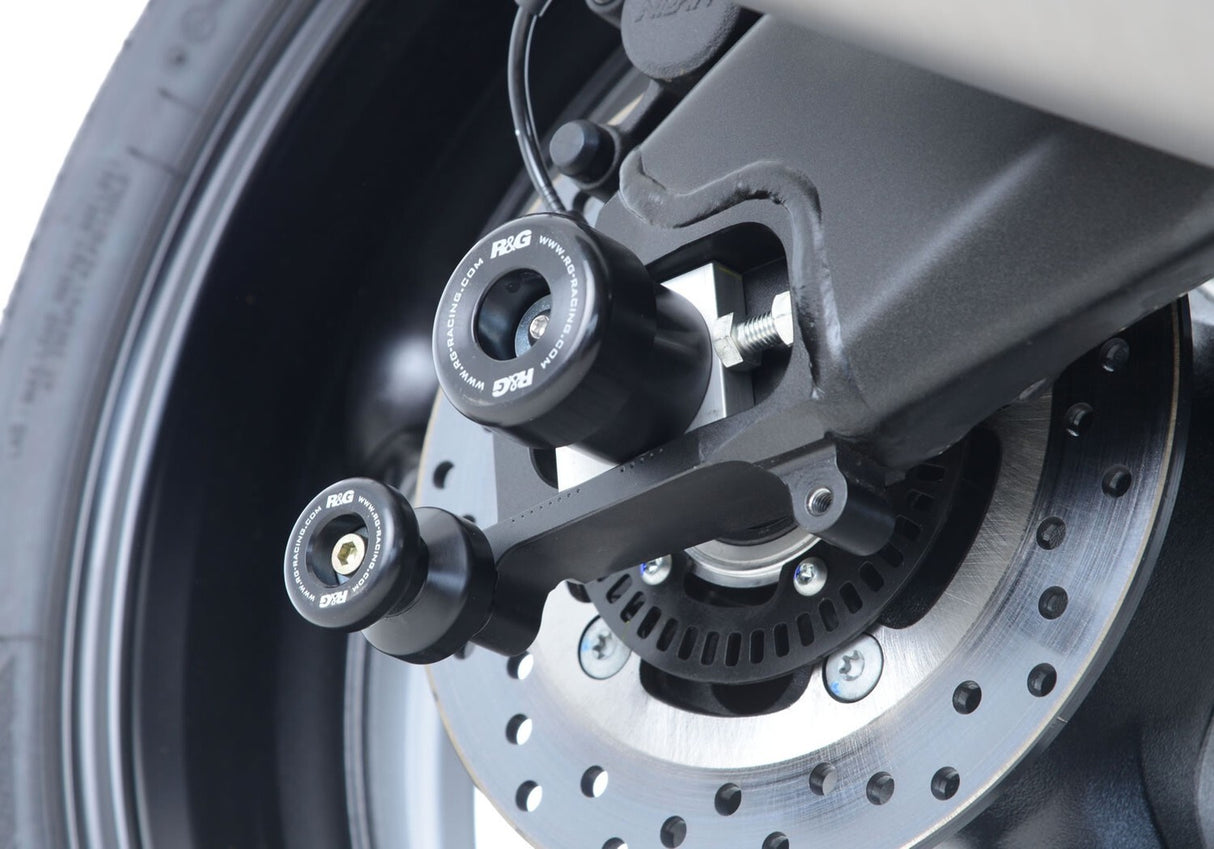 R&G Racing Cotton Reels M6 Black for Aprilia Mana/Mana GT models 08-13/Yamaha YZF-R6 17-20