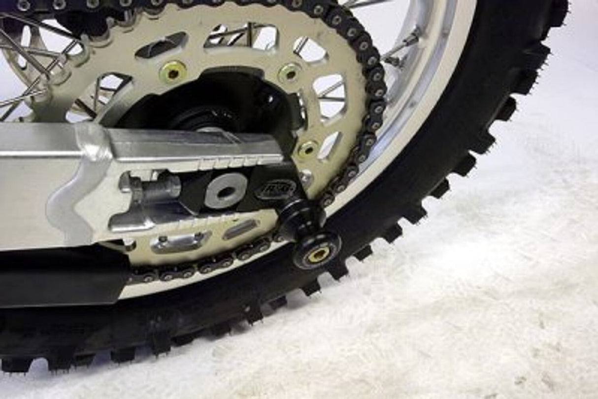 R&G Racing Cotton Reels Black (Offset) for BMW G450X 08-13