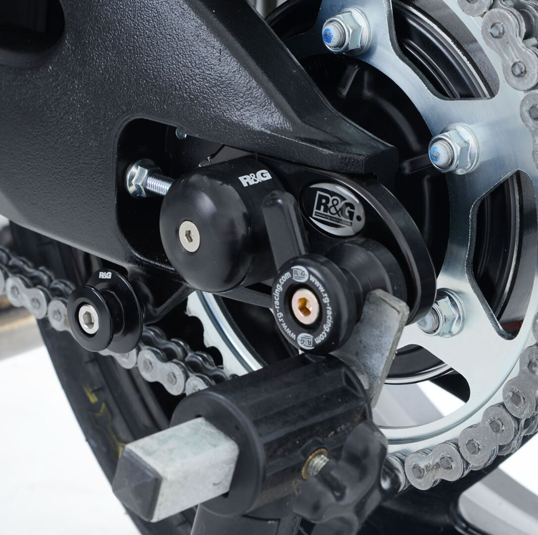 R&G Racing Cotton Reels M8 Black for Suzuki GSX-R1000 09-16/GSX-S1000/GSX-S1000 ABS/GSX-S1000 FA 15-20/Katana 2019