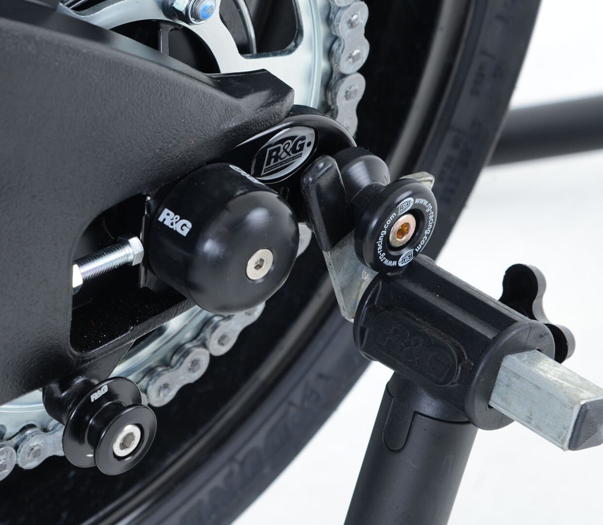 R&G Racing Cotton Reels M8 Black for Suzuki GSX-R1000 09-16/GSX-S1000/GSX-S1000 ABS/GSX-S1000 FA 15-20/Katana 2019