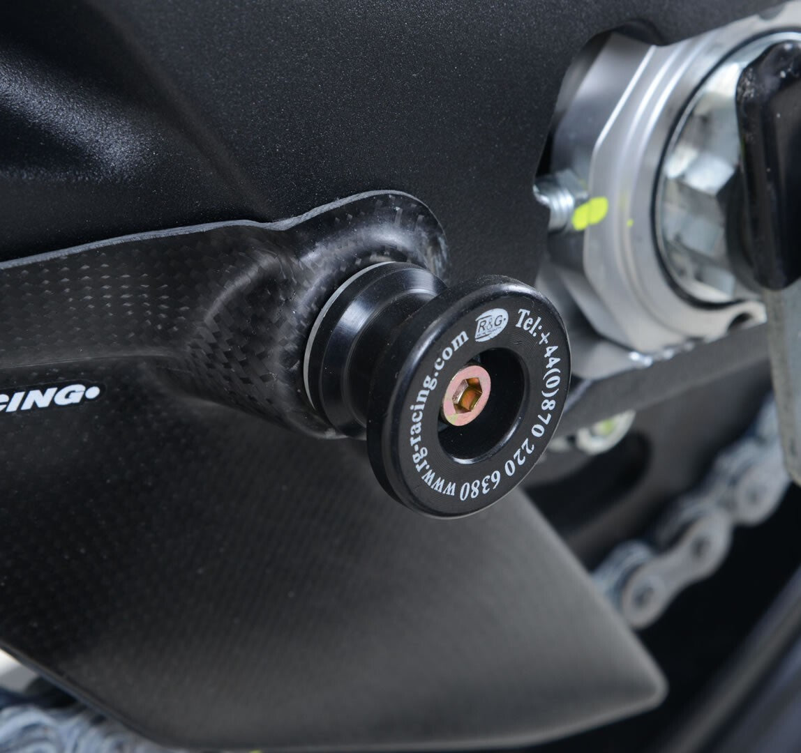 R&G Racing Cotton Reels M6 Black for Ducati 899 Panigale 13-15/959 Panigale 16-19