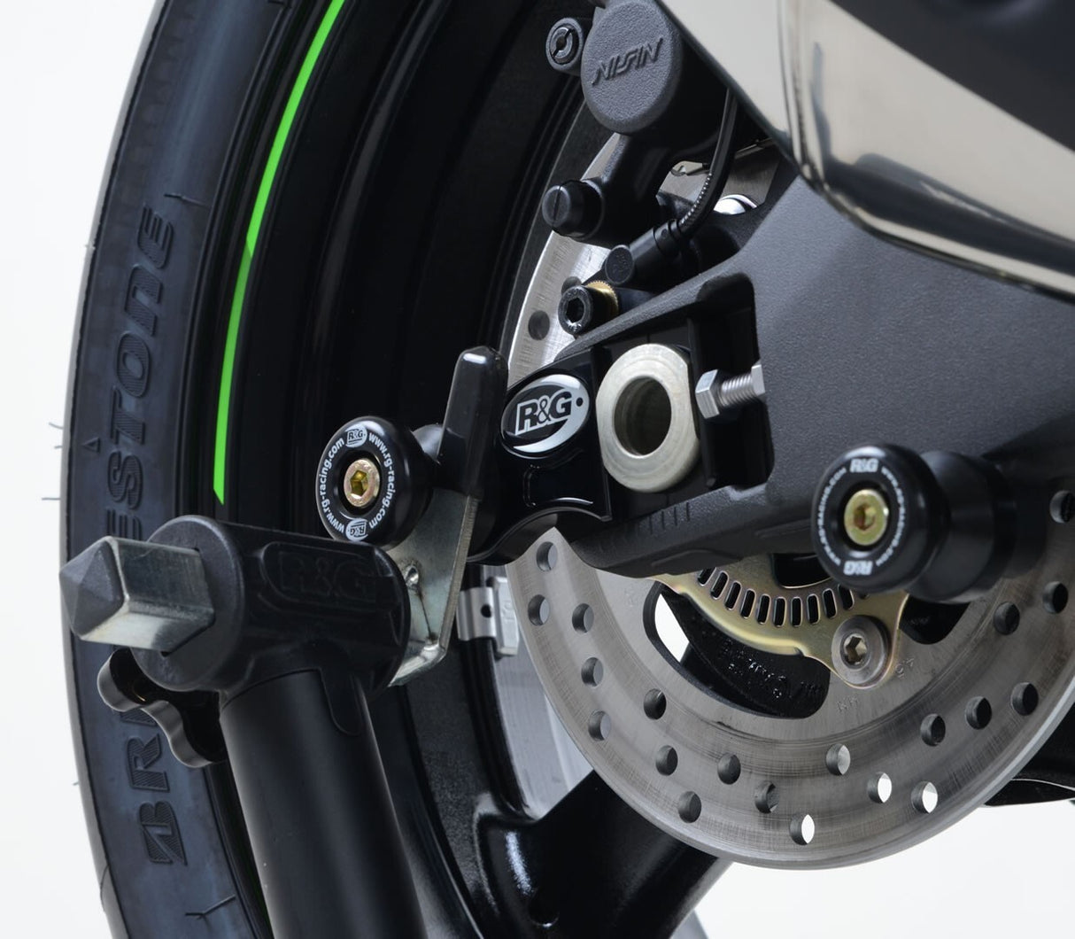 R&G Racing Cotton Reels M8 Black for Kawasaki ZX-10R 16-20/ZH2 2020