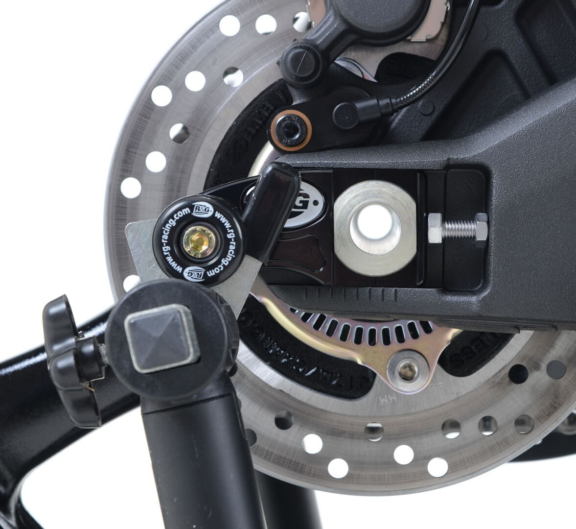 R&G Racing Cotton Reels M8 Black for Kawasaki ZX-10R 16-20/ZH2 2020