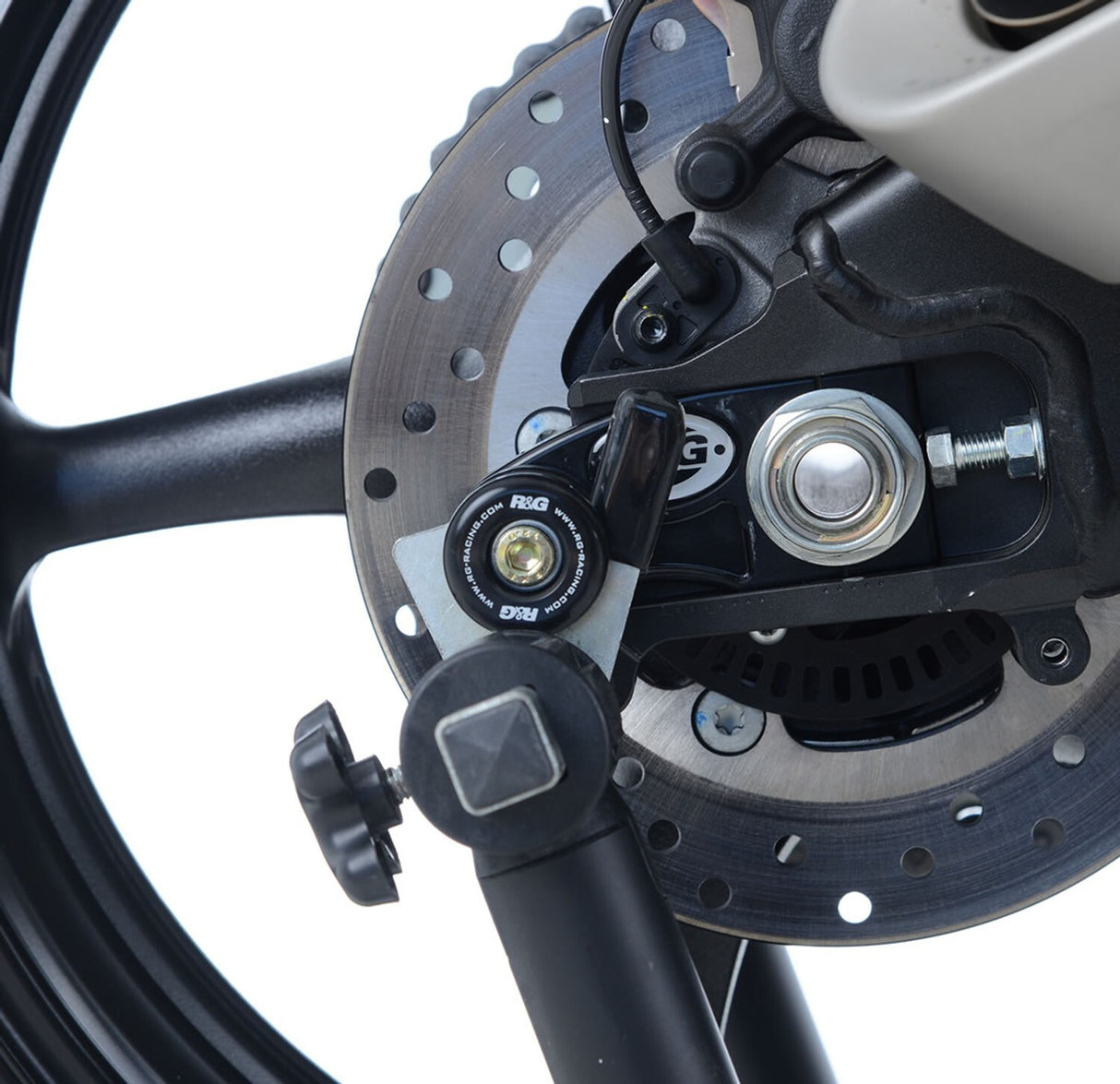 R&G Racing Cotton Reels M8 Black for Yamaha YZF-R6 17-20