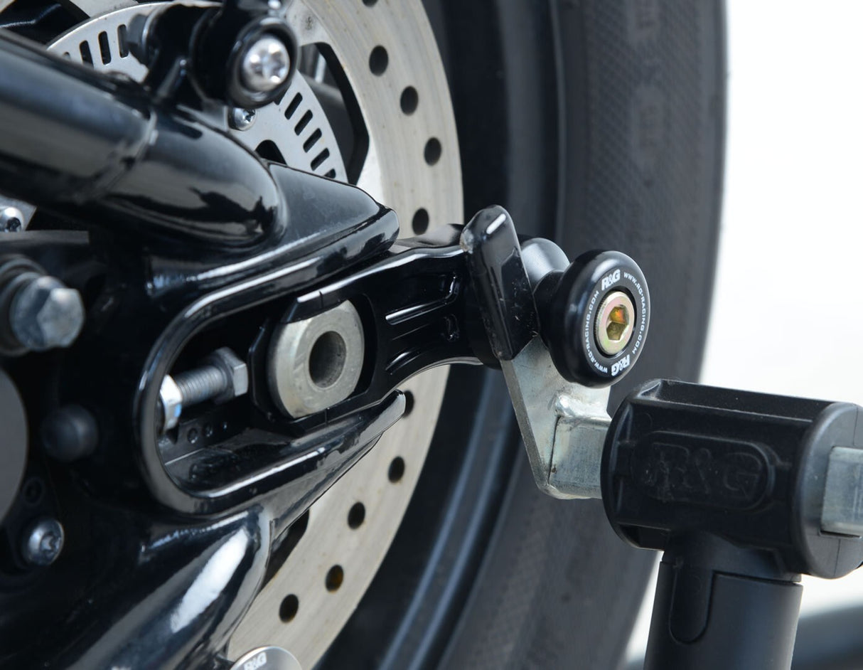 R&G Racing Cotton Reels M8 Black for Triumph Bonneville Bobber 17-19/Street Cup 17-18