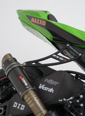 R&G Racing Exhaust Hanger (Single) Black for Kawasaki ZX6R 09-20