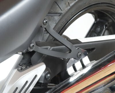 R&G Racing Exhaust Hangers (Pair) Black for Suzuki Inazuma 250 13-16
