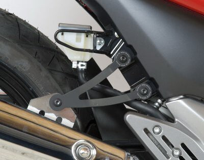 R&G Racing Exhaust Hangers (Pair) Black for Suzuki Inazuma 250 13-16