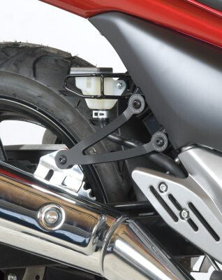 R&G Racing Exhaust Hangers (Pair) Black for Suzuki Inazuma 250 13-16