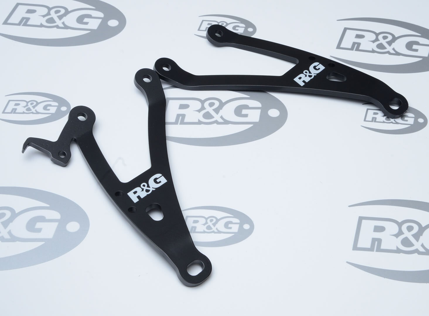 R&G Racing Exhaust Hangers (Pair) Black for Kawasaki Z1000 SX 14-19