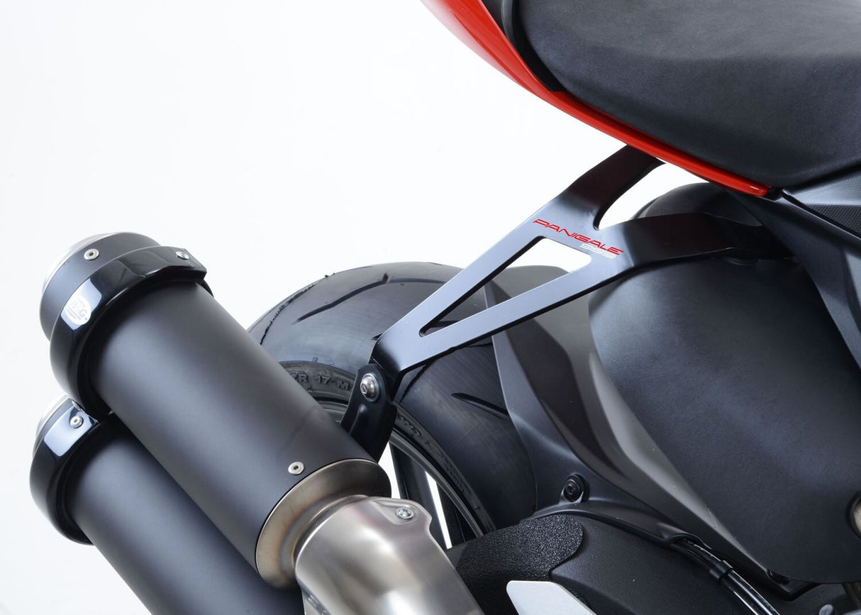 R&G Racing Exhaust Hanger (Single) Black for Ducati 959 Panigale 16-19