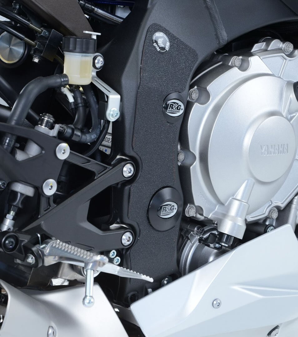 R&G Racing Boot Guard Kit (4 Piece) Black for Yamaha YZF-R1/R1M 15-20