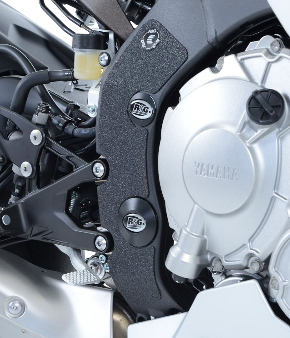 R&G Racing Boot Guard Kit (4 Piece) Black for Yamaha YZF-R1/R1M 15-20