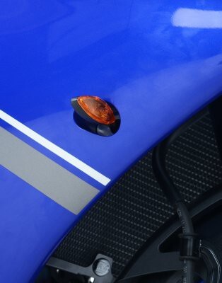 R&G Racing Front Indicator Adapter Kit Black for Yamaha MT-07/FZ-09/MT-09/MT-10/Tracer 700/XSR700/XSR900/YZF-R1/YZF-R1M/YZF-R25/YZF-R3