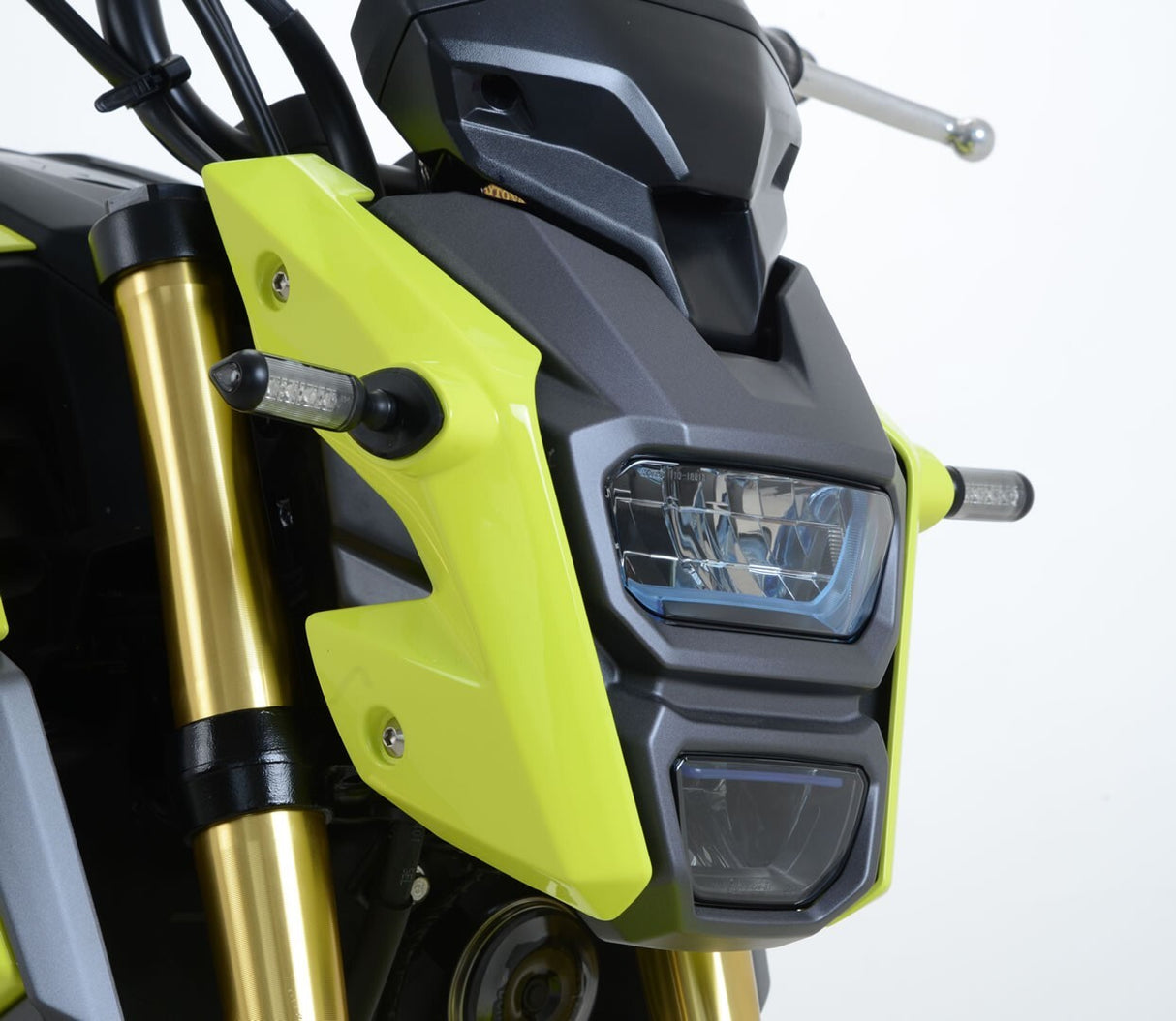 R&G Racing Front Indicator Adapter Kit Black for Honda MSX125 (GROM)