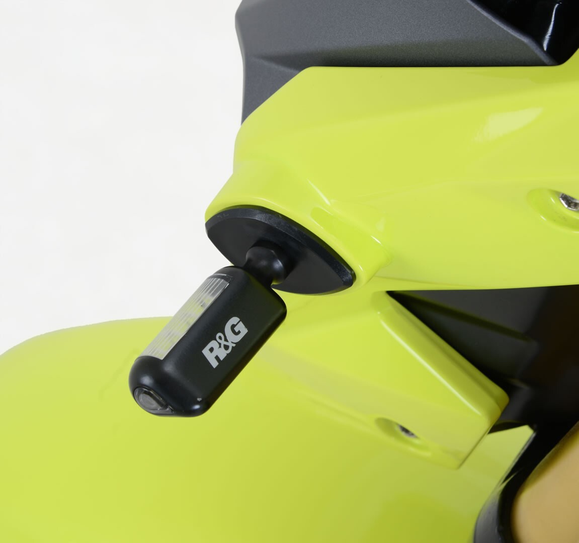 R&G Racing Front Indicator Adapter Kit Black for Honda MSX125 (GROM)