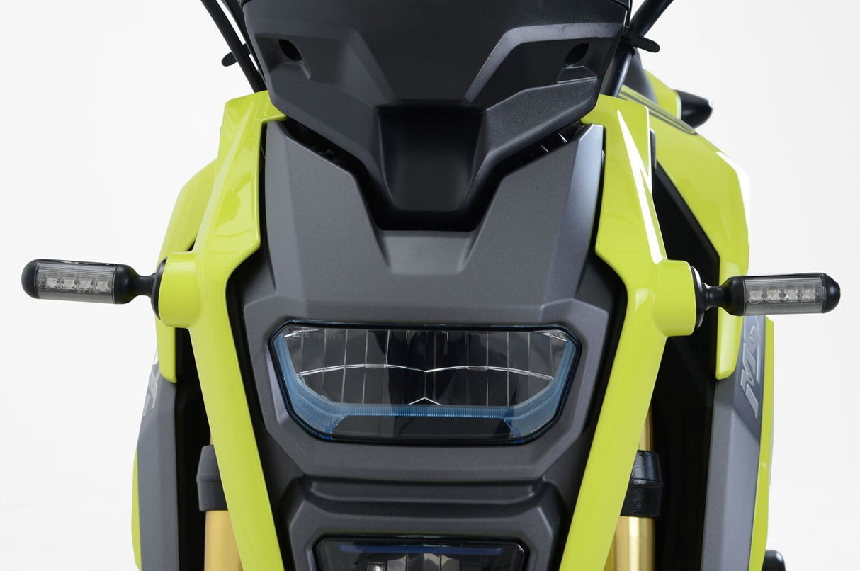 R&G Racing Front Indicator Adapter Kit Black for Honda MSX125 (GROM)