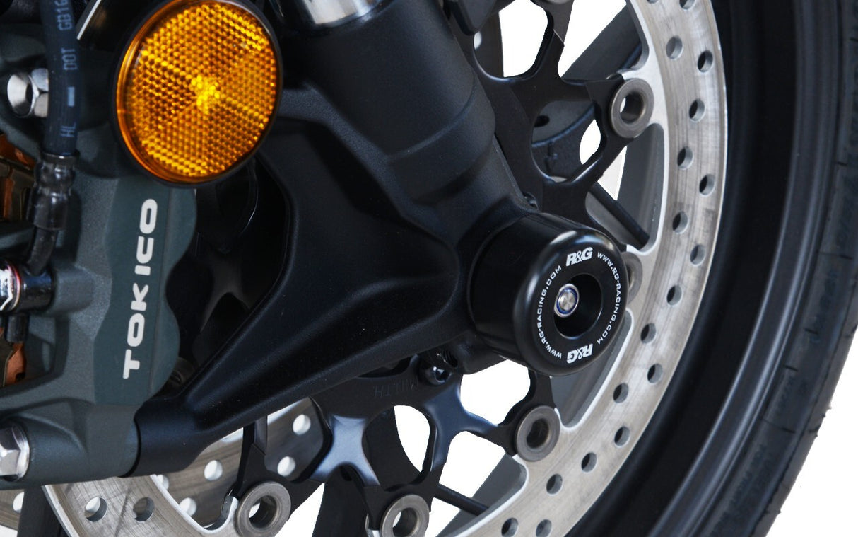 R&G Racing Fork Protectors Black for Honda CB1000R/CB1000R P18-20/CBR1000RR Fireblade 08-16/CBR1000RR SP 14-16