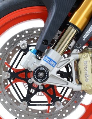 R&G Racing Fork Protectors Black for Aprilia RSV4 1100 Factory 19-20/RSV4-RF 15-18/RSV4-RR 15-20/Tuono V4 1100 15-16