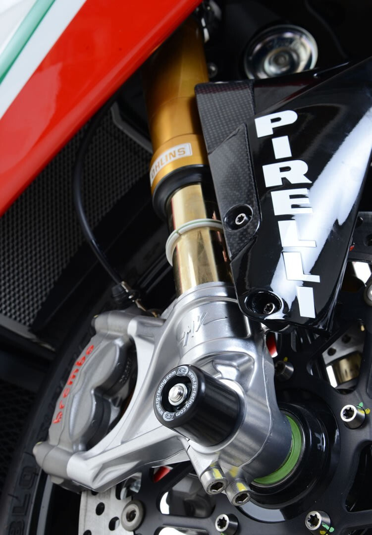 R&G Racing Fork Protectors Black for MV Agusta F4 RC 15-18