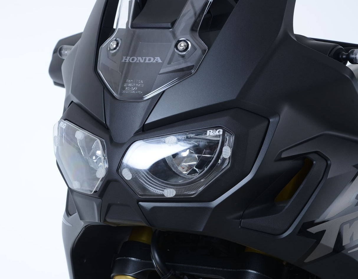 R&G Racing Headlight Shield Clear for Honda CRF1000L Africa Twin 16-19/CRF1000L Africa Twin Adventure Sports 18-19