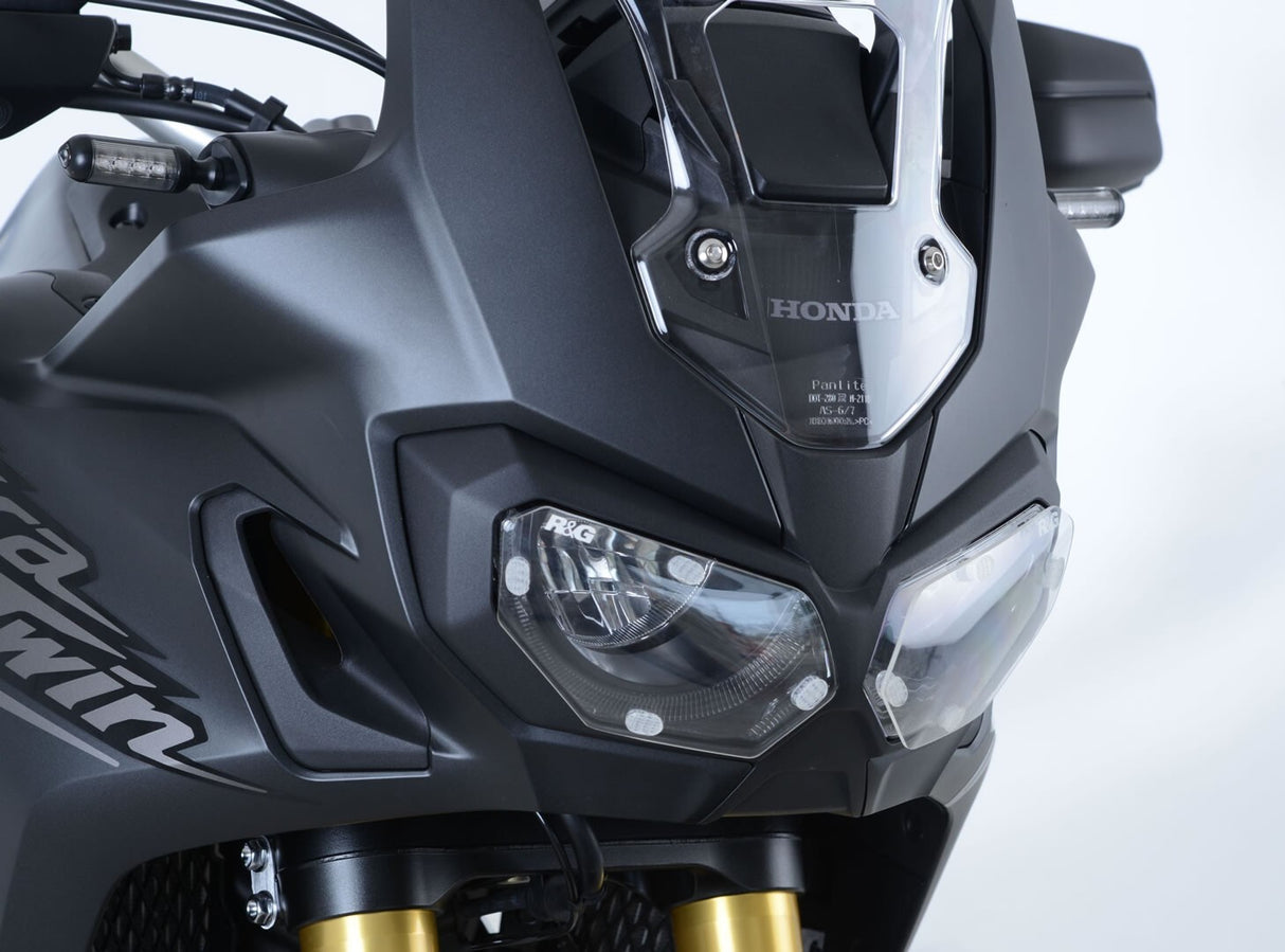 R&G Racing Headlight Shield Clear for Honda CRF1000L Africa Twin 16-19/CRF1000L Africa Twin Adventure Sports 18-19