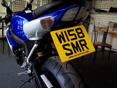 R&G Racing Tail Tidy License Plate Holder Black for Suzuki GSX-R600/GSX-R750 06-07