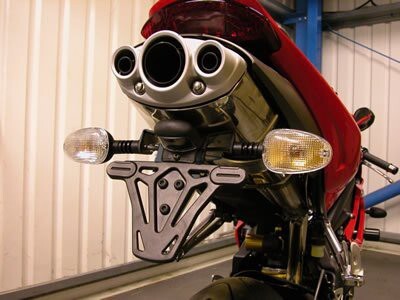 R&G Racing Tail Tidy License Plate Holder Black for Triumph Daytona 675 06-12