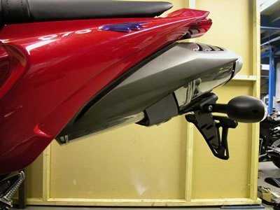 R&G Racing Tail Tidy License Plate Holder Black for Triumph Daytona 675 06-12