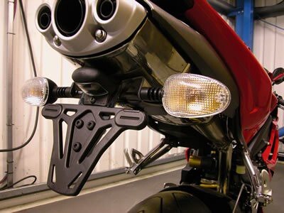 R&G Racing Tail Tidy License Plate Holder Black for Triumph Daytona 675 06-12