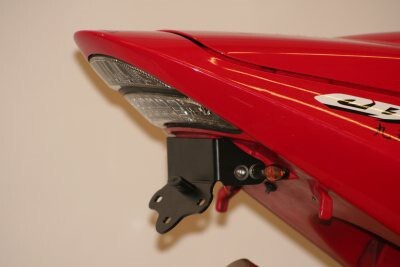 R&G Racing Tail Tidy License Plate Holder Black for Honda CBR900 Fireblade 02-03/CBR954RR 02-03