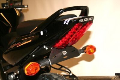 R&G Racing Tail Tidy License Plate Holder Black for Suzuki SV650 Bikini/SV650 FullFaired/SV650 Unfaired 07-12