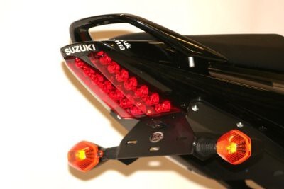 R&G Racing Tail Tidy License Plate Holder Black for Suzuki SV650 Bikini/SV650 FullFaired/SV650 Unfaired 07-12