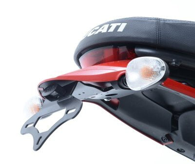 R&G Racing Tail Tidy License Plate Holder Black for Ducati Scrambler Icon 15-20/Scrambler Street Classic 18-20/Scrambler Urban Enduro 15-17