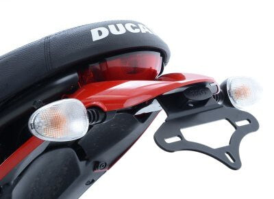 R&G Racing Tail Tidy License Plate Holder Black for Ducati Scrambler Icon 15-20/Scrambler Street Classic 18-20/Scrambler Urban Enduro 15-17