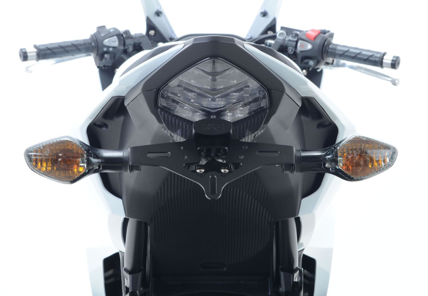 R&G Racing Tail Tidy License Plate Holder Black for Honda CB500F 16-18/CBR500R 16-20
