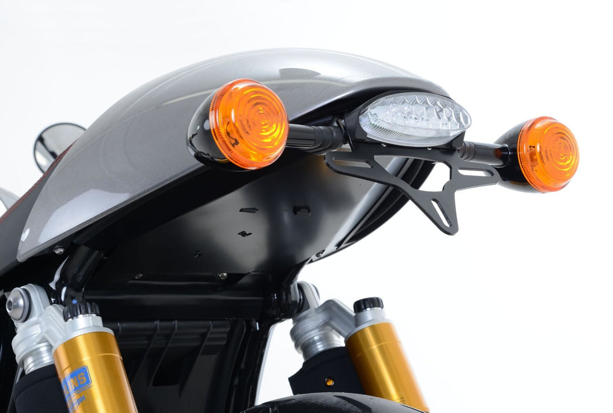 R&G Racing Tail Tidy License Plate Holder Black for Triumph Thruxton 1200/Thruxton 1200 R 16-18 and Thruxton 1200 RS 20-24